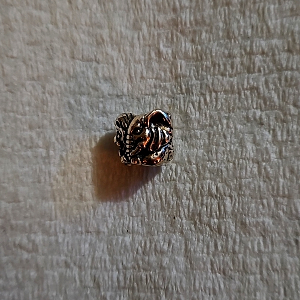 Original retired Pandora safari animal charm, sterling silver
